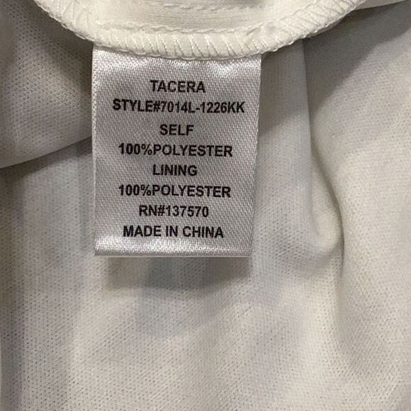 NWT Tacera Chevron Lined Dress Size Large - Picture 8 of 10